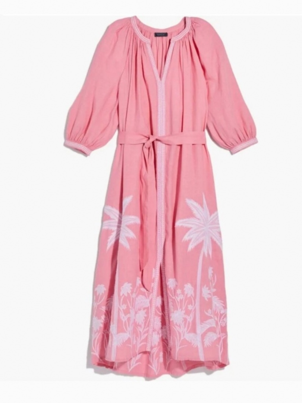 NWT Vineyard Vines Palm Beach pink midi coverup dress M L